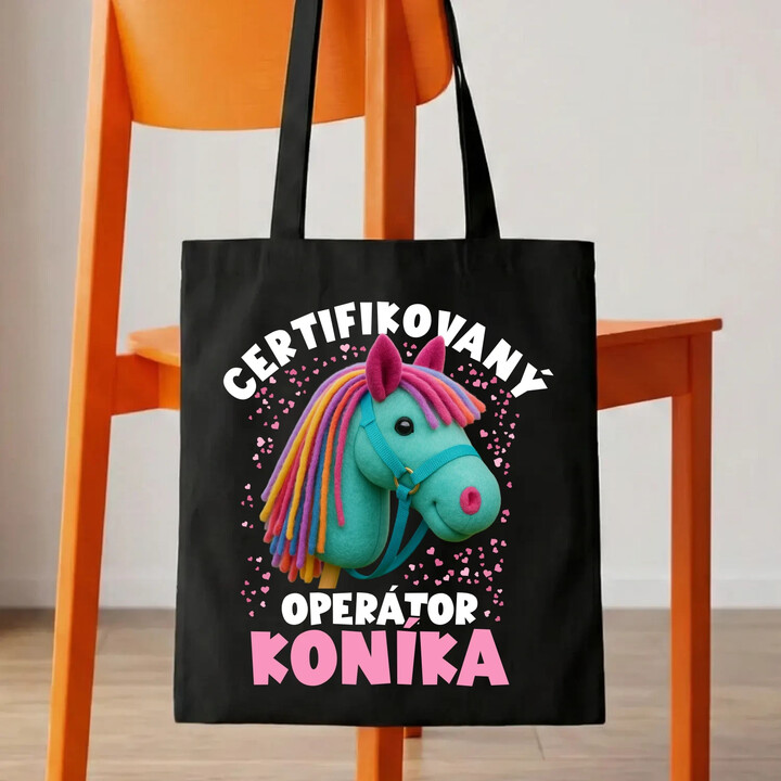 Certifikovaný operátor koníka - taška s potiskem