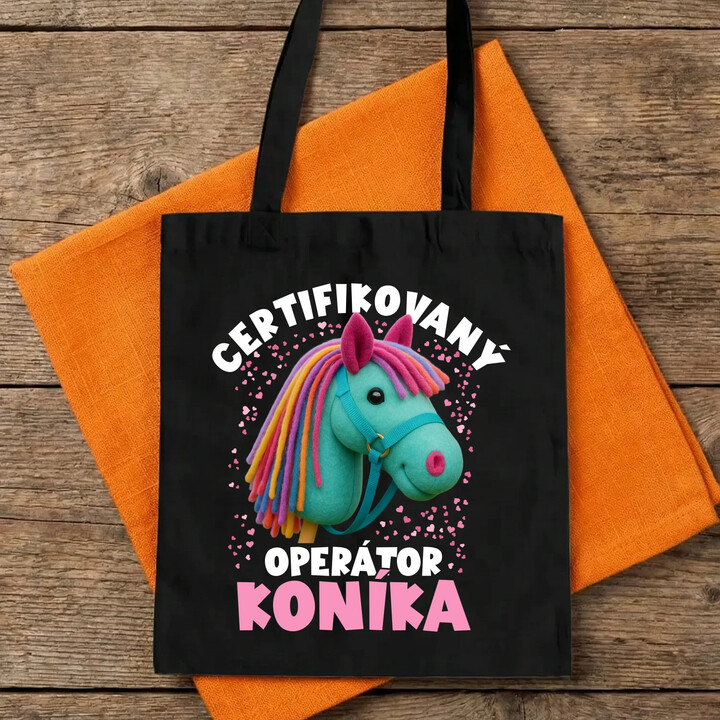 Certifikovaný operátor koníka - taška s potiskem