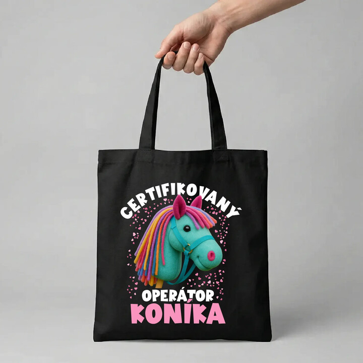 Certifikovaný operátor koníka - taška s potiskem