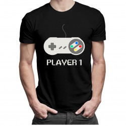 Player 1 v1 - pánské tričko s potiskem