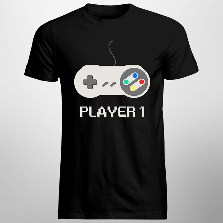 Player 1 v1 - pánské tričko s potiskem