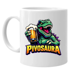 Pivosaura - hrnek s potiskem