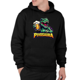 Pivosaura - pánská mikina s potiskem