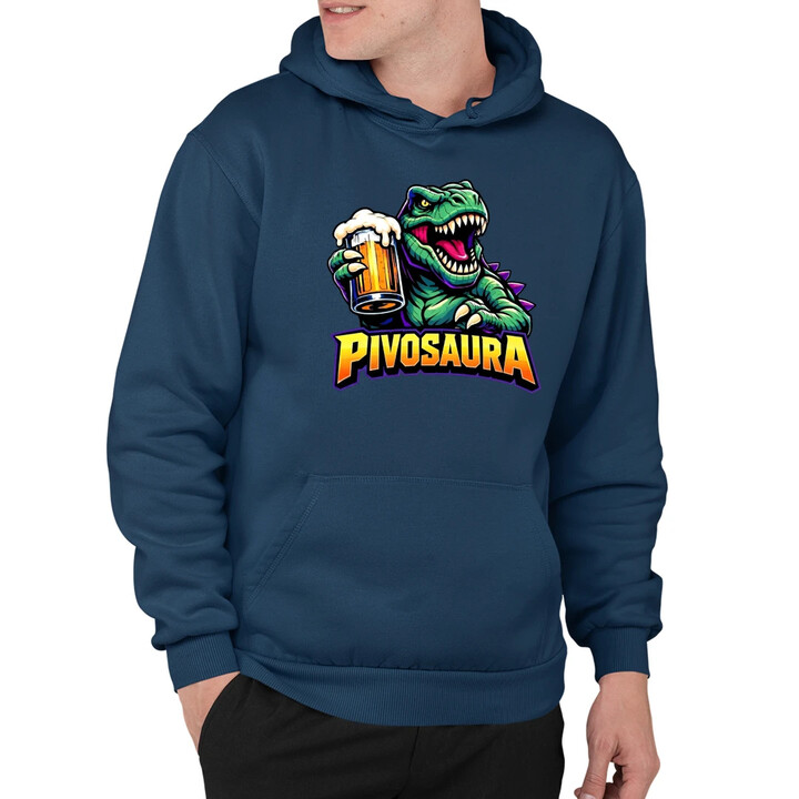 Pivosaura - pánská mikina s potiskem