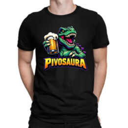 Pivosaura - pánské tričko s potiskem