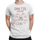 Shih Tzu – anatomie - pánské tričko s potiskem