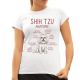 Shih Tzu – anatomie  - dámské tričko s potiskem