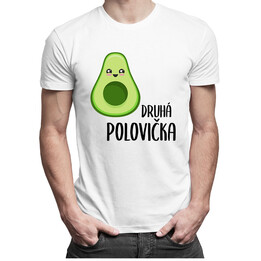 Druhá polovička v1 - pánské tričko s potiskem