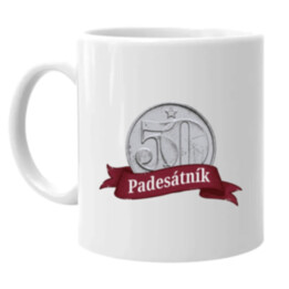 Padesátník - hrnek s potiskem