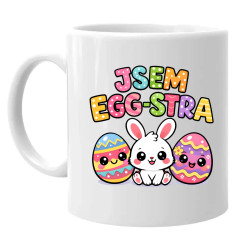 Jsem egg-stra - hrnek s potiskem