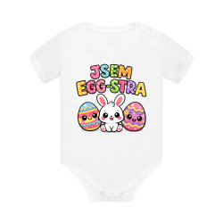 Jsem egg-stra - dětské body s potiskem