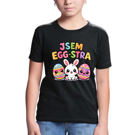 Jsem egg-stra - dětské tričko s potiskem