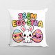 Jsem egg-stra - polštář s potiskem