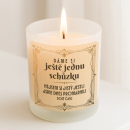 Dáme si ještě jednu schůzku - vonná svíčka jako dárek