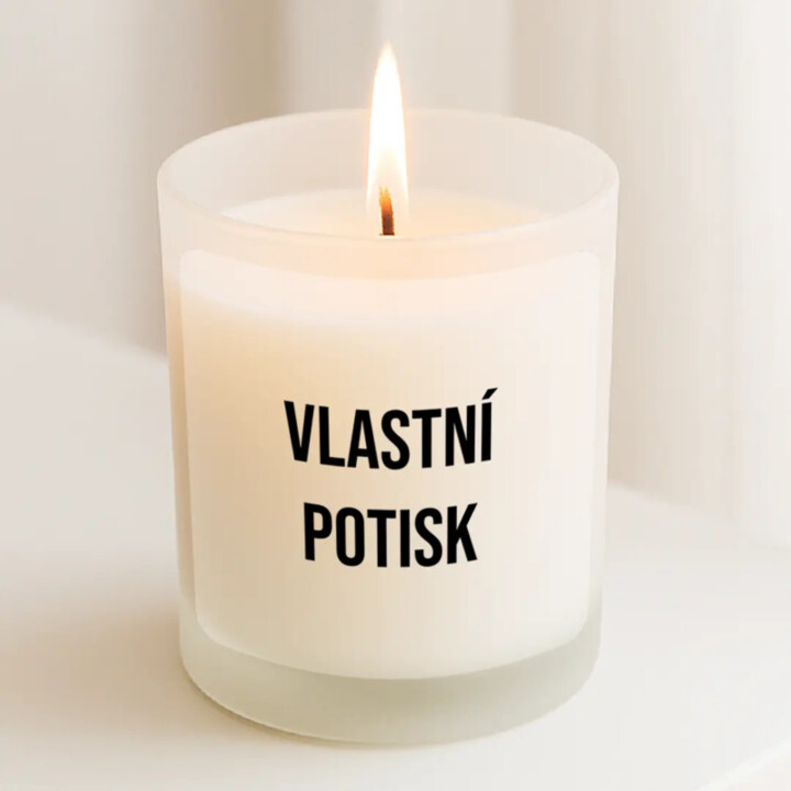 Vonná svíčka - produkt s vlastním potiskem
