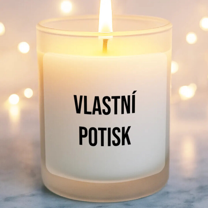 Vonná svíčka - produkt s vlastním potiskem