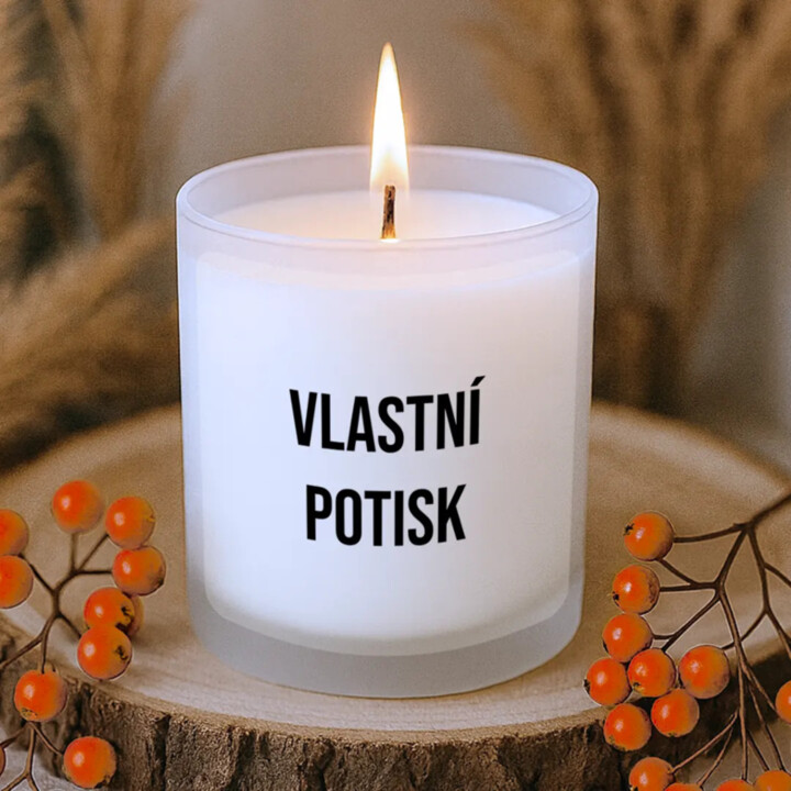 Vonná svíčka - produkt s vlastním potiskem