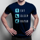 Eat / Sleep / Kayak - pánská trička s potiskem
