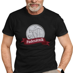 Padesátník - pánské tričko s potiskem
