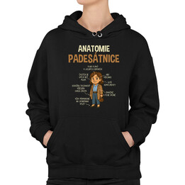Anatomie padesátnice - dámská mikina s potiskem