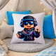 Hráč s ovladačem - polštář s potiskem pro fanoušky Roblox