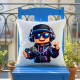 Hráč s ovladačem - polštář s potiskem pro fanoušky Roblox