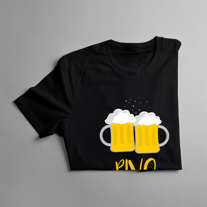 Pivo se nepije, ale konzumuje - pánské tričko s potiskem
