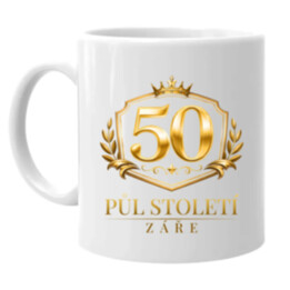 50 - půl století záře - hrnek s potiskem