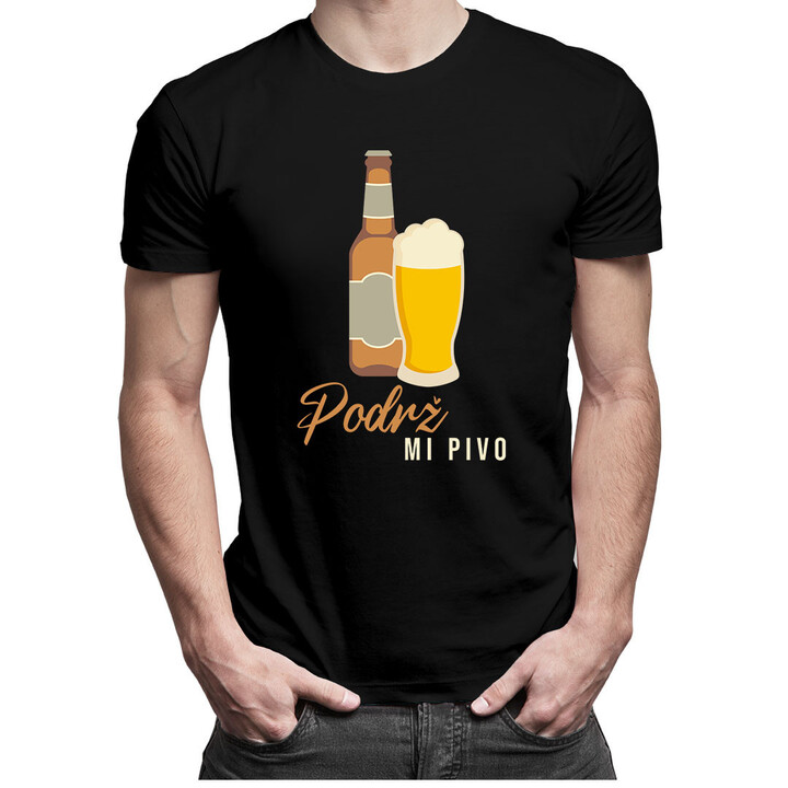Podrž mi pivo - pánské tričko s potiskem