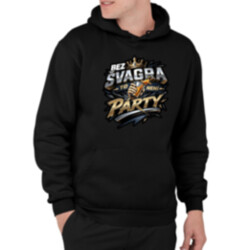 Bez švagra to není párty - pánská mikina s potiskem