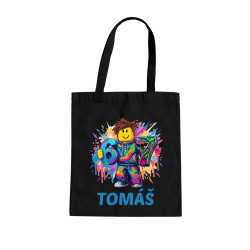 Six seven - 67 - jméno - inspirováno Robloxem - taška s potiskem - personalizovaný produkt