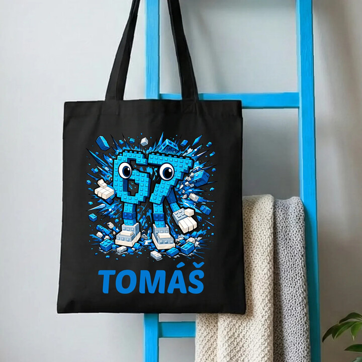 Six seven - 67 - jméno - taška s potiskem - personalizovaný produkt