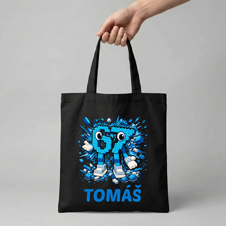 Six seven - 67 - jméno - taška s potiskem - personalizovaný produkt