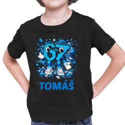 Six seven - 67 - jméno - dětské tričko s potiskem - personalizovaný produkt