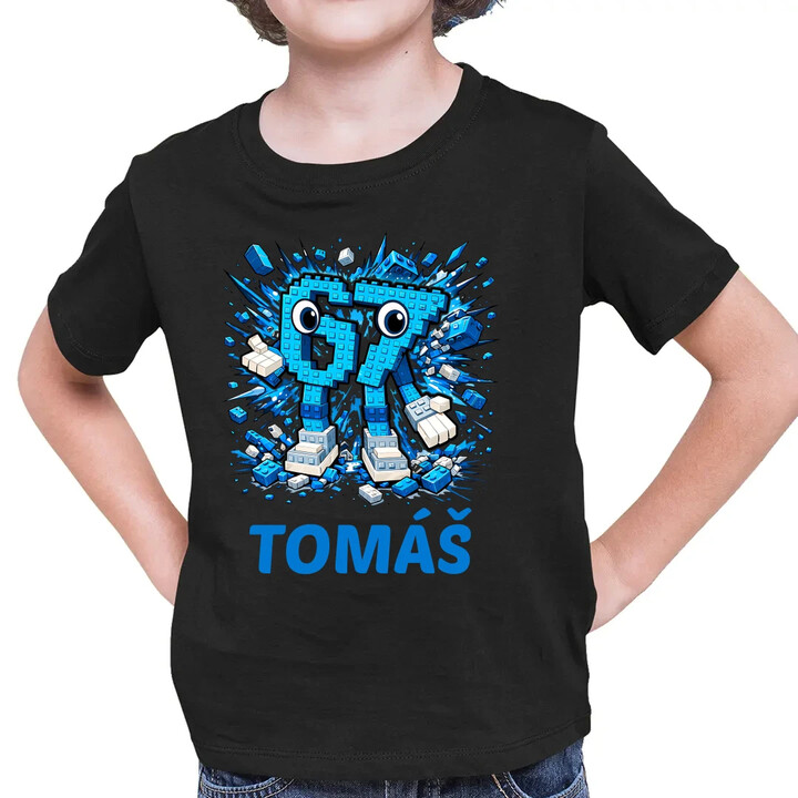Six seven - 67 - jméno - dětské tričko s potiskem - personalizovaný produkt