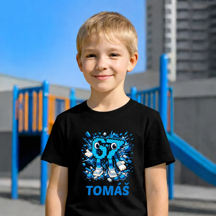 Six seven - 67 - jméno - dětské tričko s potiskem - personalizovaný produkt