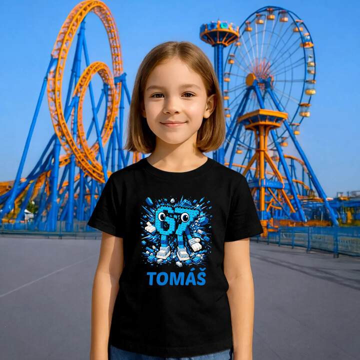 Six seven - 67 - jméno - dětské tričko s potiskem - personalizovaný produkt