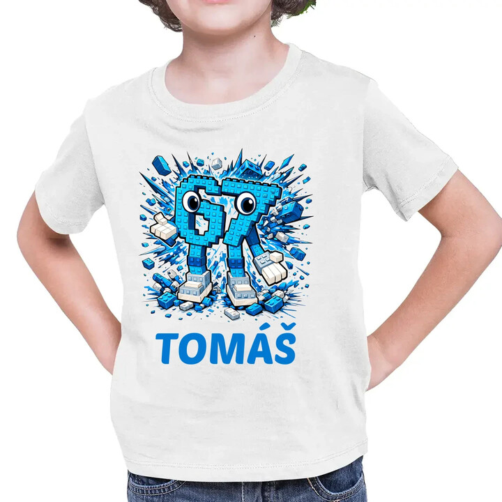 Six seven - 67 - jméno - dětské tričko s potiskem - personalizovaný produkt