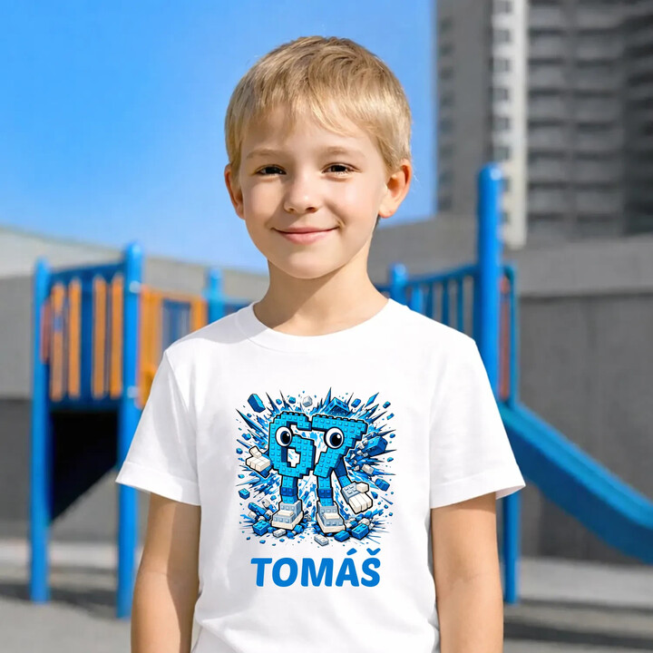 Six seven - 67 - jméno - dětské tričko s potiskem - personalizovaný produkt