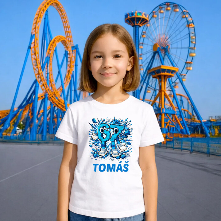 Six seven - 67 - jméno - dětské tričko s potiskem - personalizovaný produkt