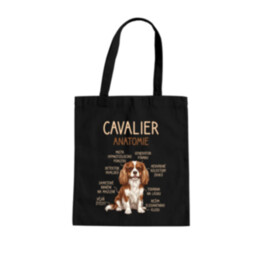 Cavalier – anatomie - taška s potiskem
