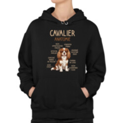 Cavalier – anatomie - dámská mikina s potiskem