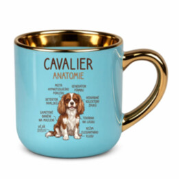 Cavalier – anatomie – Elegantní hrnek na dárek