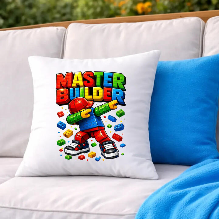 Master builder - polštář s potiskem