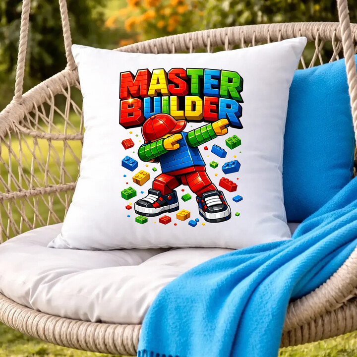 Master builder - polštář s potiskem