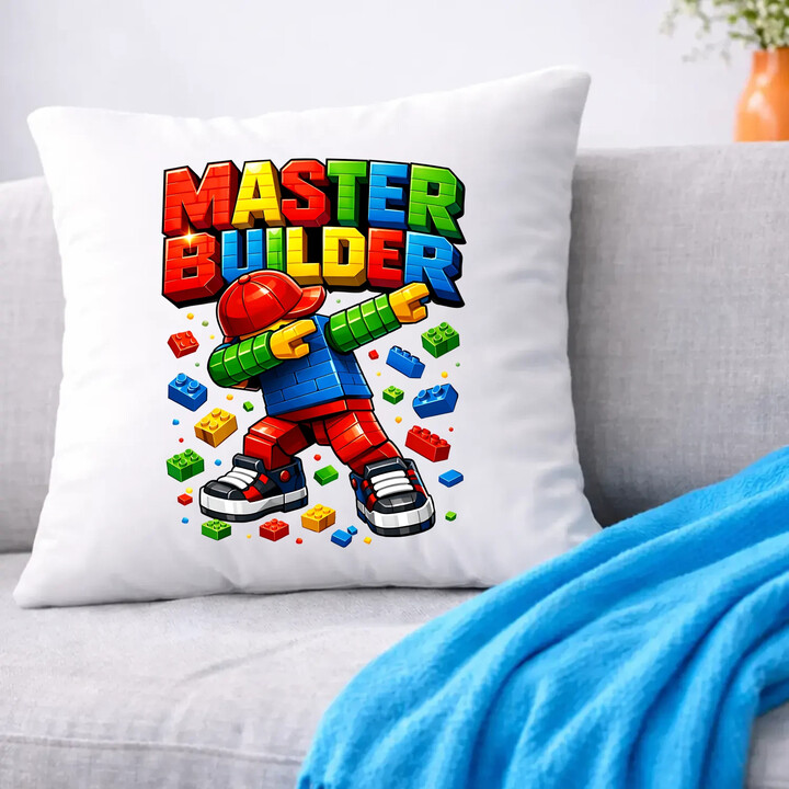 Master builder - polštář s potiskem