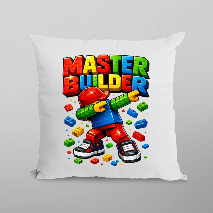 Master builder - polštář s potiskem