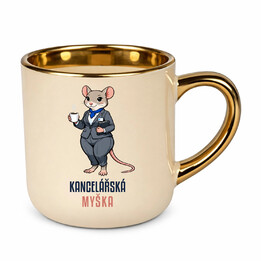 Kancelářská myška - Elegantní hrnek na dárek