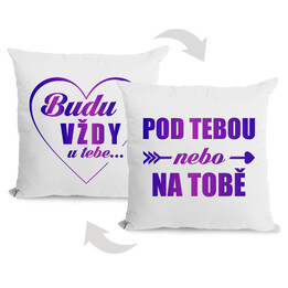 Budu vždy u tebe - polštář