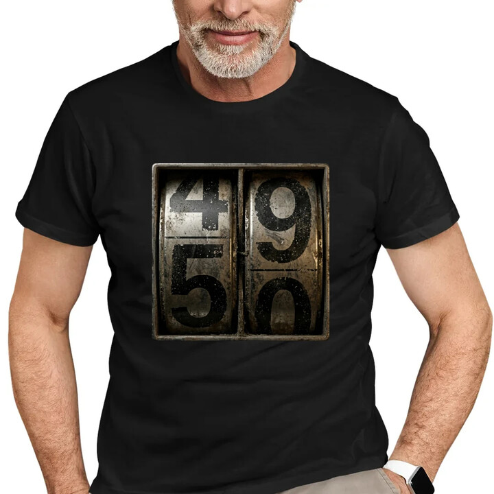 50 - tachometr - pánské tričko s potiskem